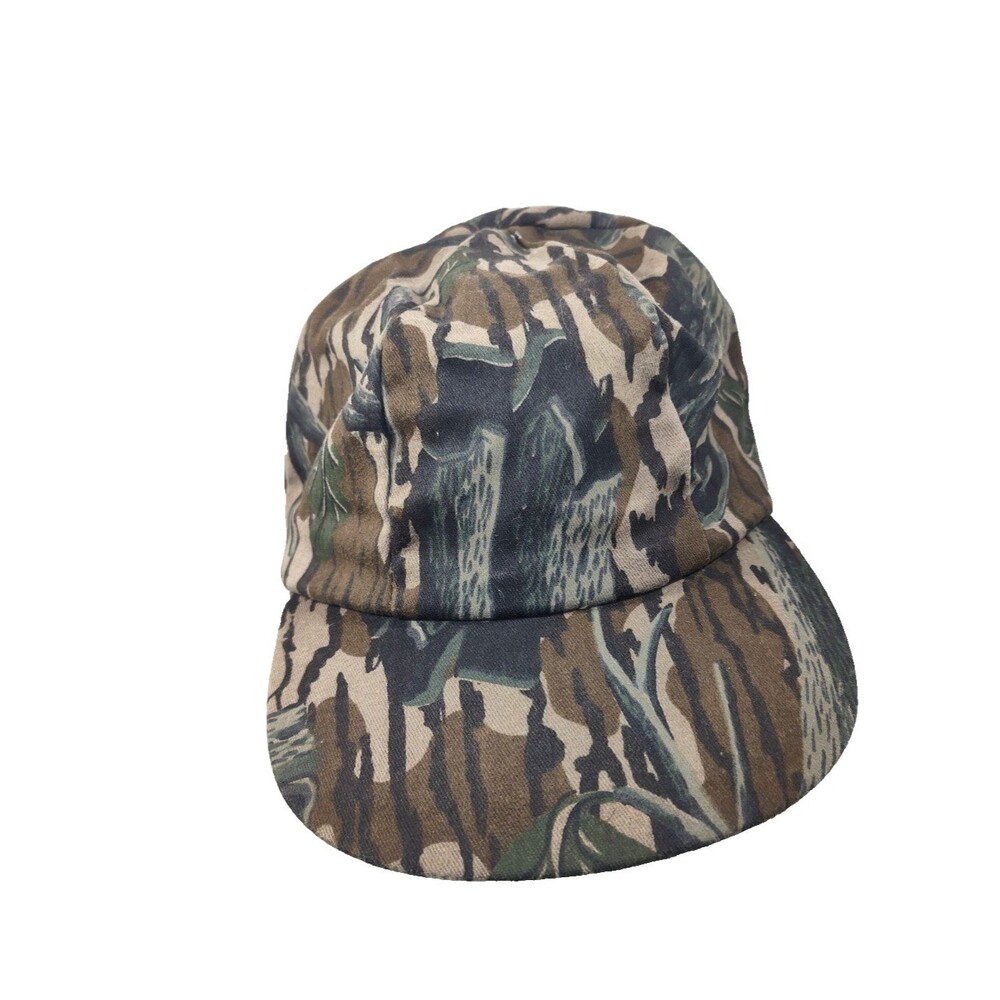 Vtg Realtree Whitewater Outdoors Camo Trapper Hat Insulated Ear Flap size L 24"